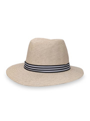 Straw hat  isolated on white background.