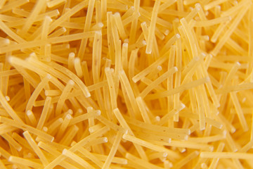 soup noodles background very close view