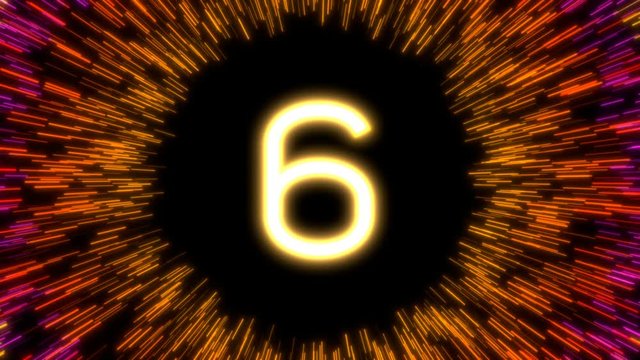 fire explosion countdown video particles