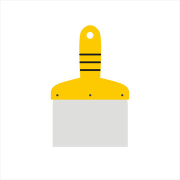 recommend clip art: Spatula with a handle. Building tool. Putty tool.