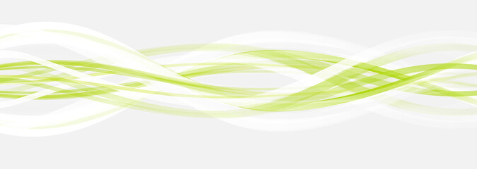 Streifen Band Banner Grün Business Hintergrund Welle Wellen