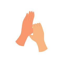 Wash hands vector icon.