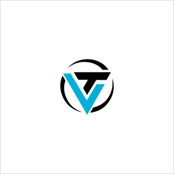 Initial letter lt or tl logo vector design template