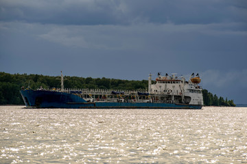 Variety of ships of the sea and river fleet.