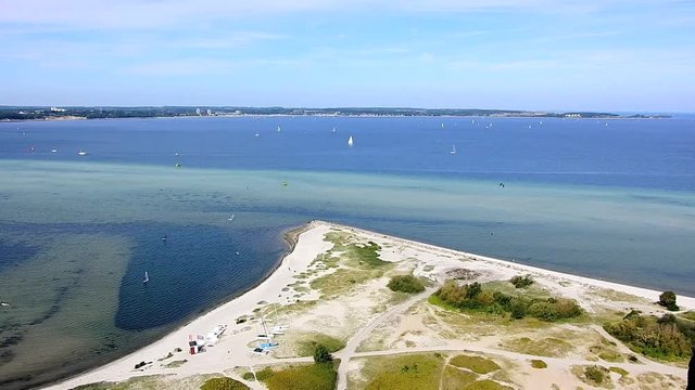 Baltic Sea Beach, Water and Ships - Kieler F&ouml;rde