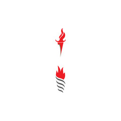 Torch  Logo Template vector symbol