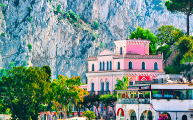 Villas Architecture of Capri Island reflex