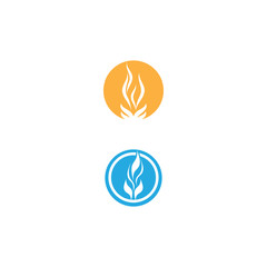 Torch  Logo Template vector symbol