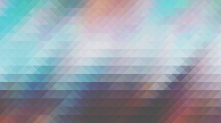 Triangle polygonal pattern design background, template.