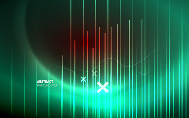 Abstract background - neon line design for Wallpaper, Banner, Background, Card, Book Illustration, landing page