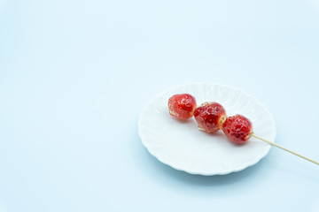 手作りイチゴ飴