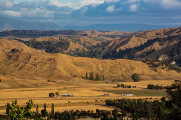Hills In Arthus Pass, New Zealand