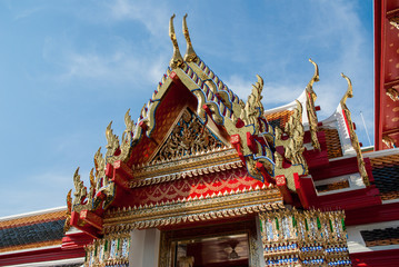 ワットポー：タイの寺院：バンコクの涅槃寺：東南アジア
