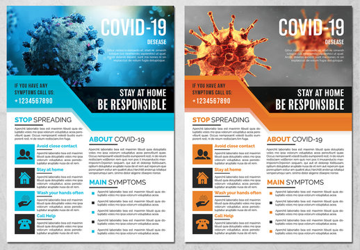 COVID-19 Flyer Layout 