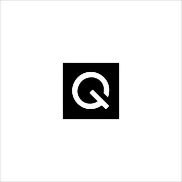 Initial letter qg logo or gq logo vector design template
