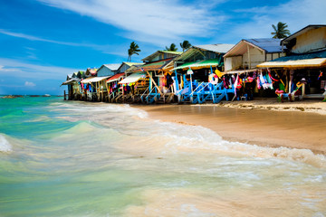 Beach front market