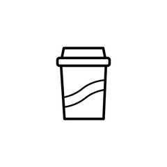 coffee cap icon vector design template
