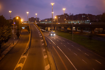 Fototapeta premium traffic at night