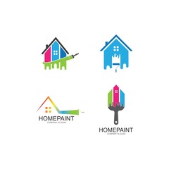 Home Paint Logo Vector
