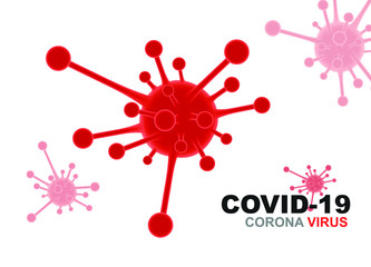 Coronavirus disease COVID-19 infection medical isolated.