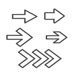 Arrows big set icons vector collection. Modern simple arrows. Vector illustration