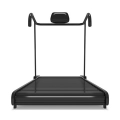 Treadmill machine. Gym and fitness equipment. 3d render isolated on white background.