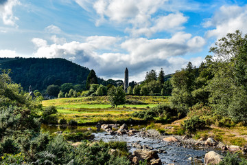 Round tower at Glendalough, Ireland