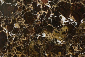 Brown stone marble with white veins called Emperador Gold
