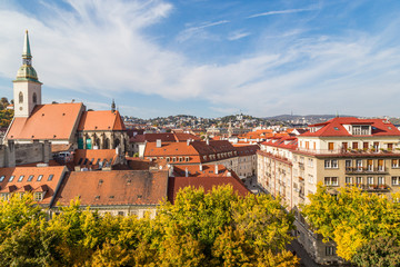 Fototapeta premium Old and beautiful Bratislava, slovakia capital