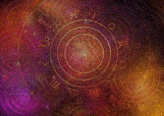 Astrology Horoscope Pattern Texture Background , Graphic Design