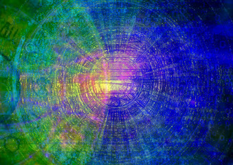 Fototapeta premium Astrology Horoscope Pattern Texture Background , Graphic Design