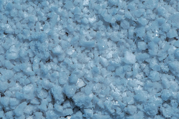 textura de sal azul