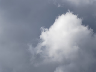 Fototapeta na wymiar Storm clouds time lapse. Clouds in the sky.