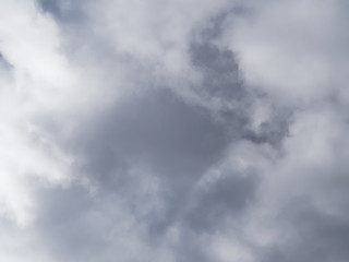 Fototapeta na wymiar Storm clouds time lapse. Layered clouds.