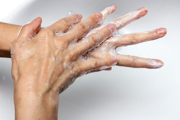 Coronavirus prevention hand washing