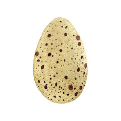 watercolor quail egg