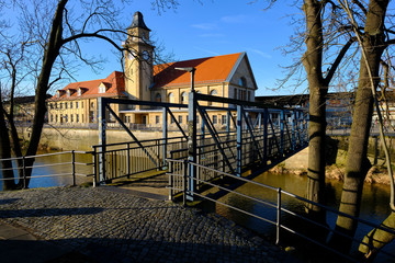 Bahnhof der Stadt Zeitz, Burgenlandkreis, Sachsen-Anhalt, Deutschland