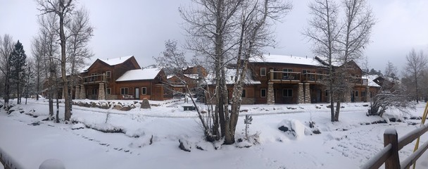 winter in the Rocky mountains