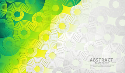 Fototapeta na wymiar Abstract futuristic colorful circle and waves Background. vector illustration