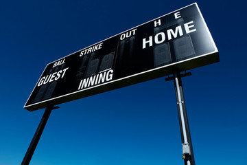 Baseball Scoreboard Competition Score Teams Sports