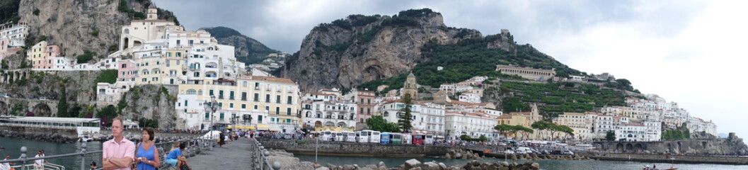 Fototapeta na wymiar Amalfi Coast Panoramic, Landscape