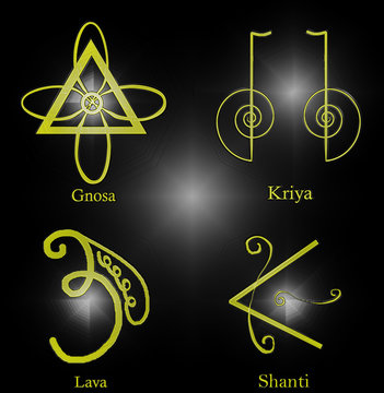 Simboli Karuna Reiki 2&deg; livello