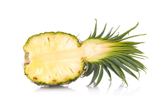 Pineapple isolated on white background