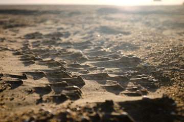 Burza piaskowa nad Bałtykiem