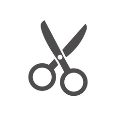 Fototapeta premium scissors icon, silhouette style