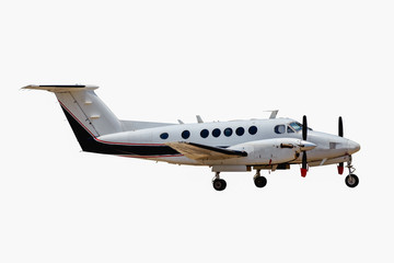 The plane    on  white blackground   or isolated.