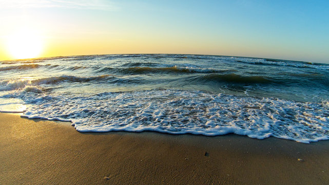 Landscape sea sunrice above Black Sea © watcherfox