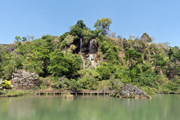 Tararak Waterfall (Nam Tok Tararak), Mae Sot, Tak, Thailand, Asia