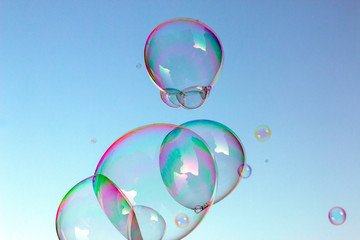 bubbles in the sky