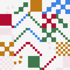 Neo Modernism Artwork Pattern Design